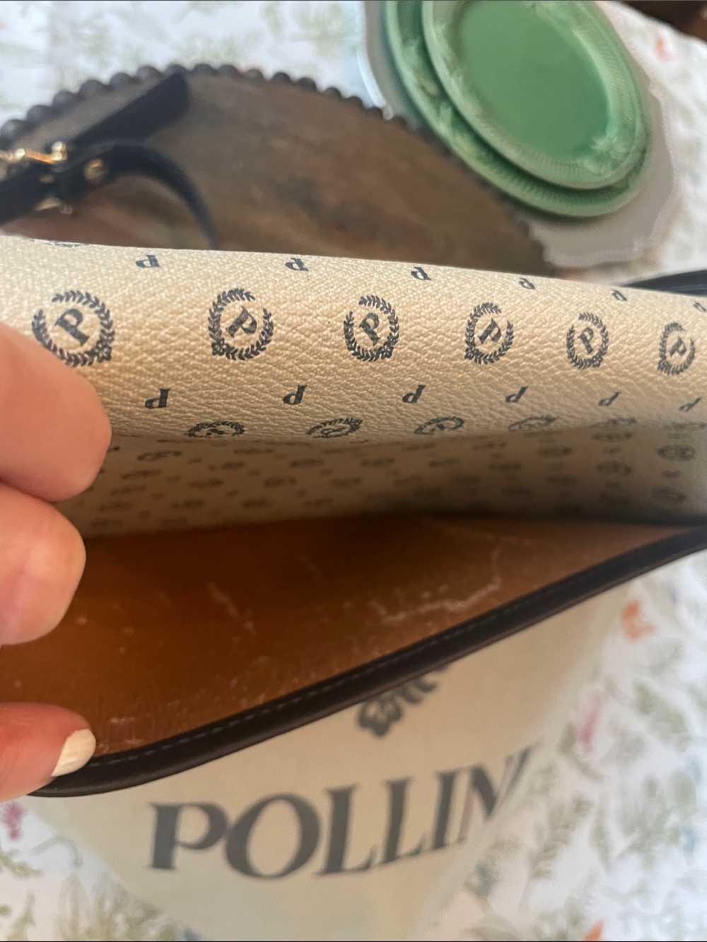 Pollini Monogram Print Shoulder/Crossbody Bag ๐ฎ๐น Made in Italy - Picture 8 of 16